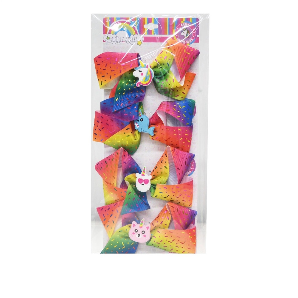 New simply sweet candy scented hair bows